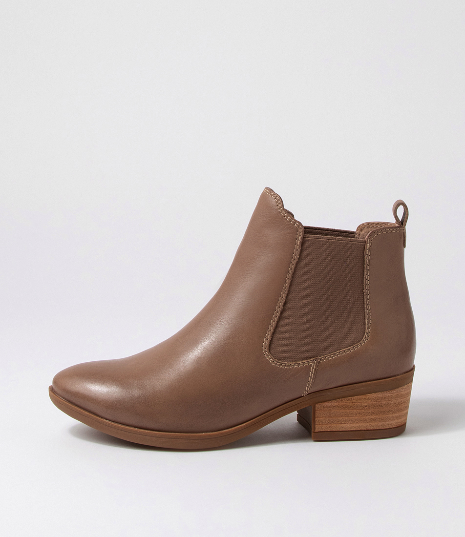 Zenna Choc Leather Chelsea Boots by Diana Ferrari Shop Online at Williams