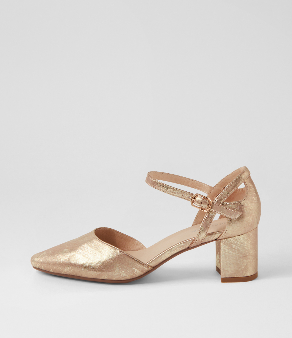 Loctavia Cream Leather Heels by Diana Ferrari Shop Online at Williams