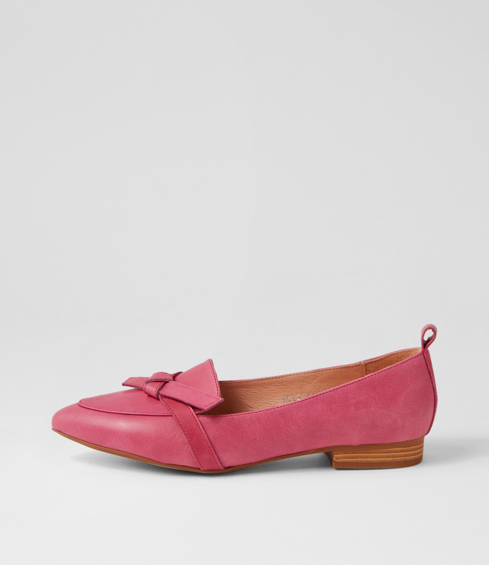 Delisa Cream Leather Loafers by Diana Ferrari Shop Online at Williams