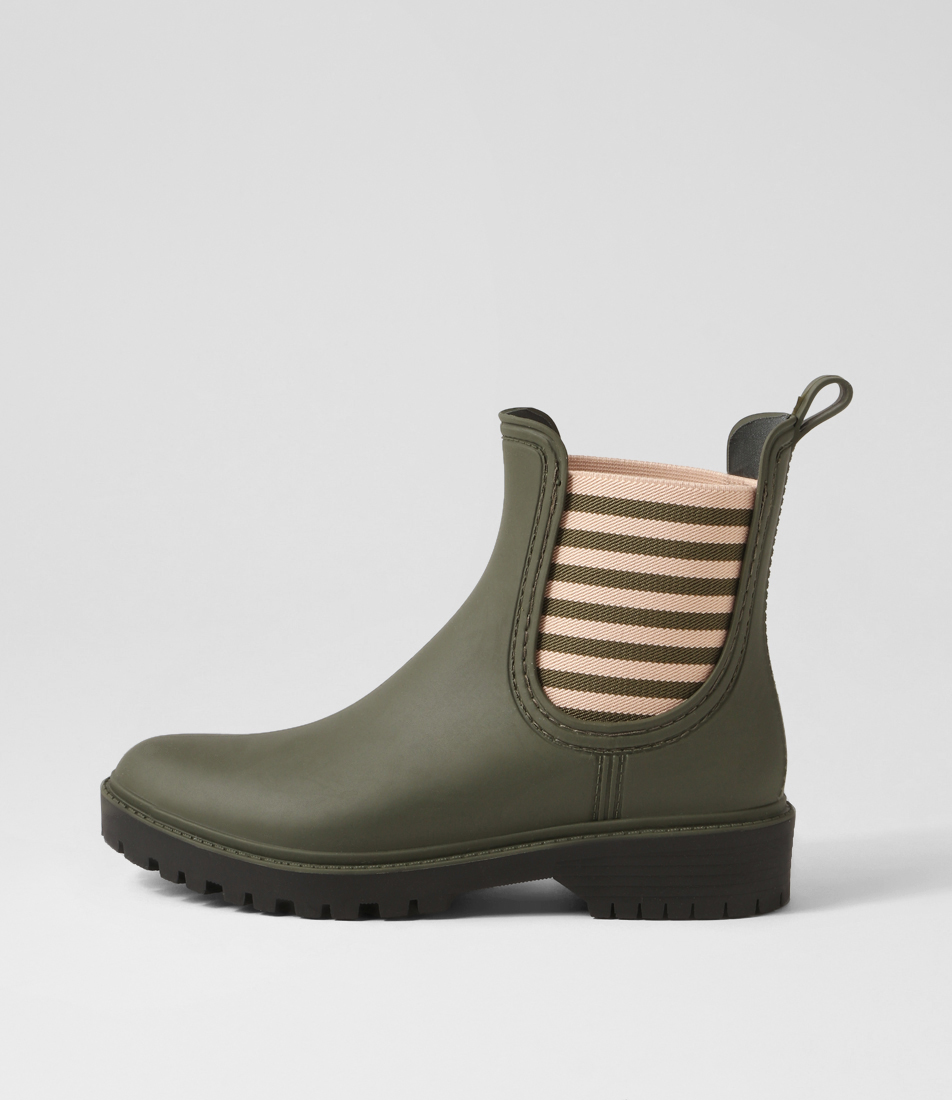Laurina Blush Gumboot Chelsea Boots by Diana Ferrari Shop Online at