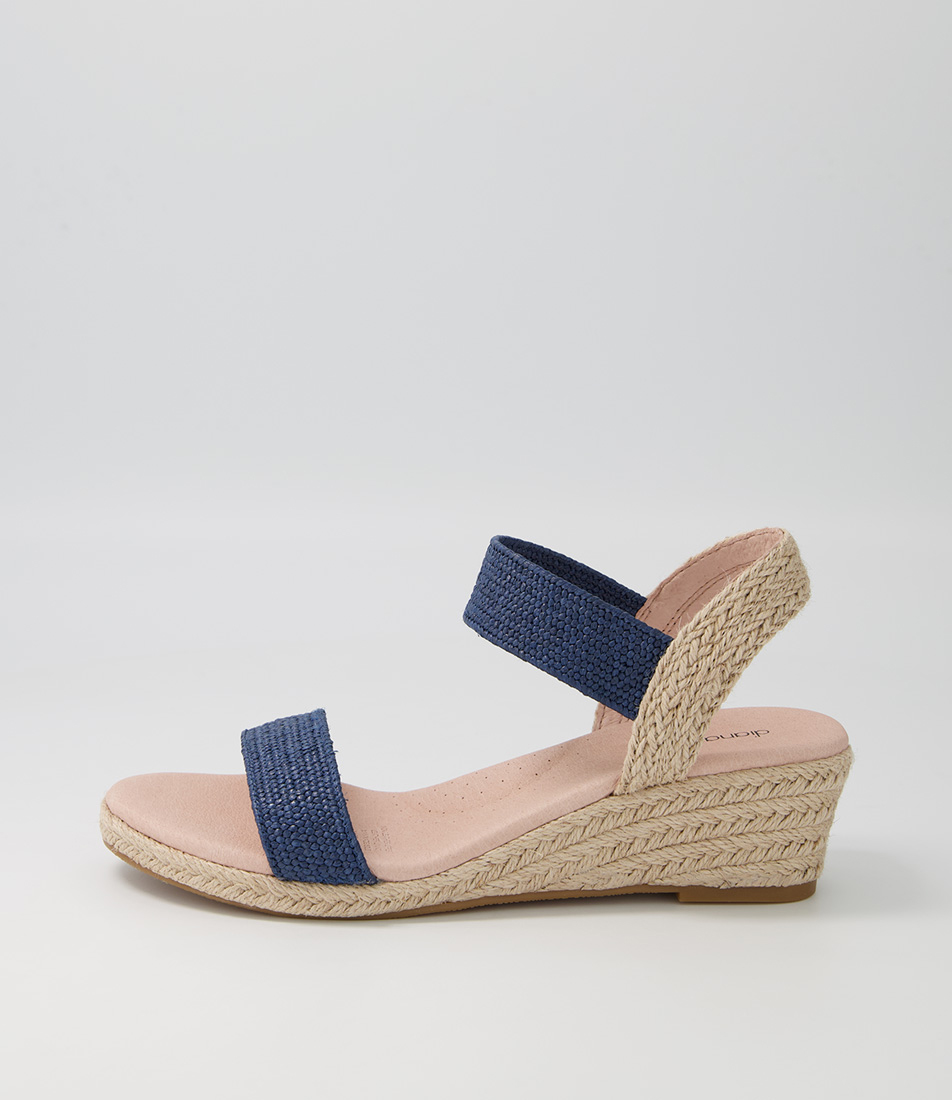 Havan Blush Weave Elastic Espadrilles by Diana Ferrari Shop Online at
