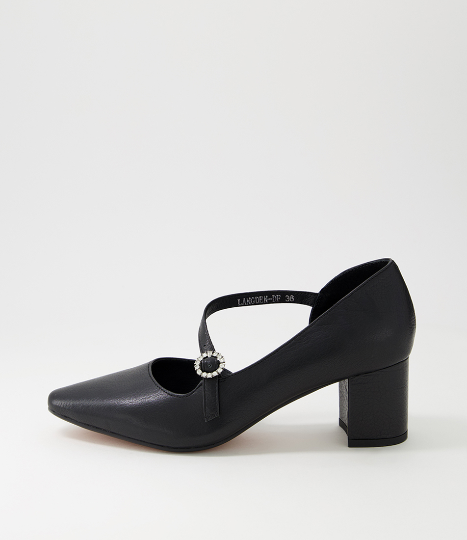 Leduna Ladies Stylish Heel -  Black