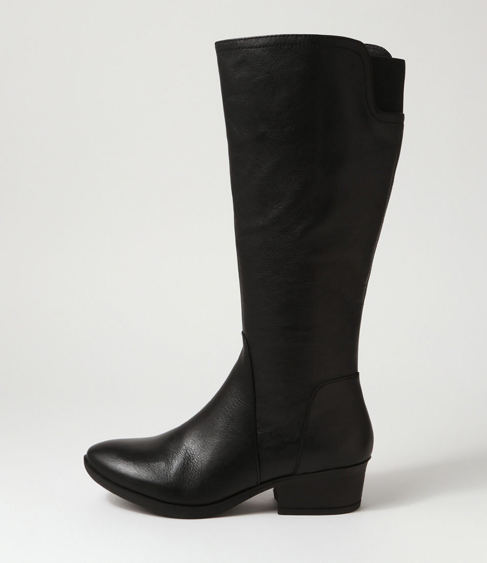 Zesto Whisky Leather Knee High Boots by Diana Ferrari Shop Online at