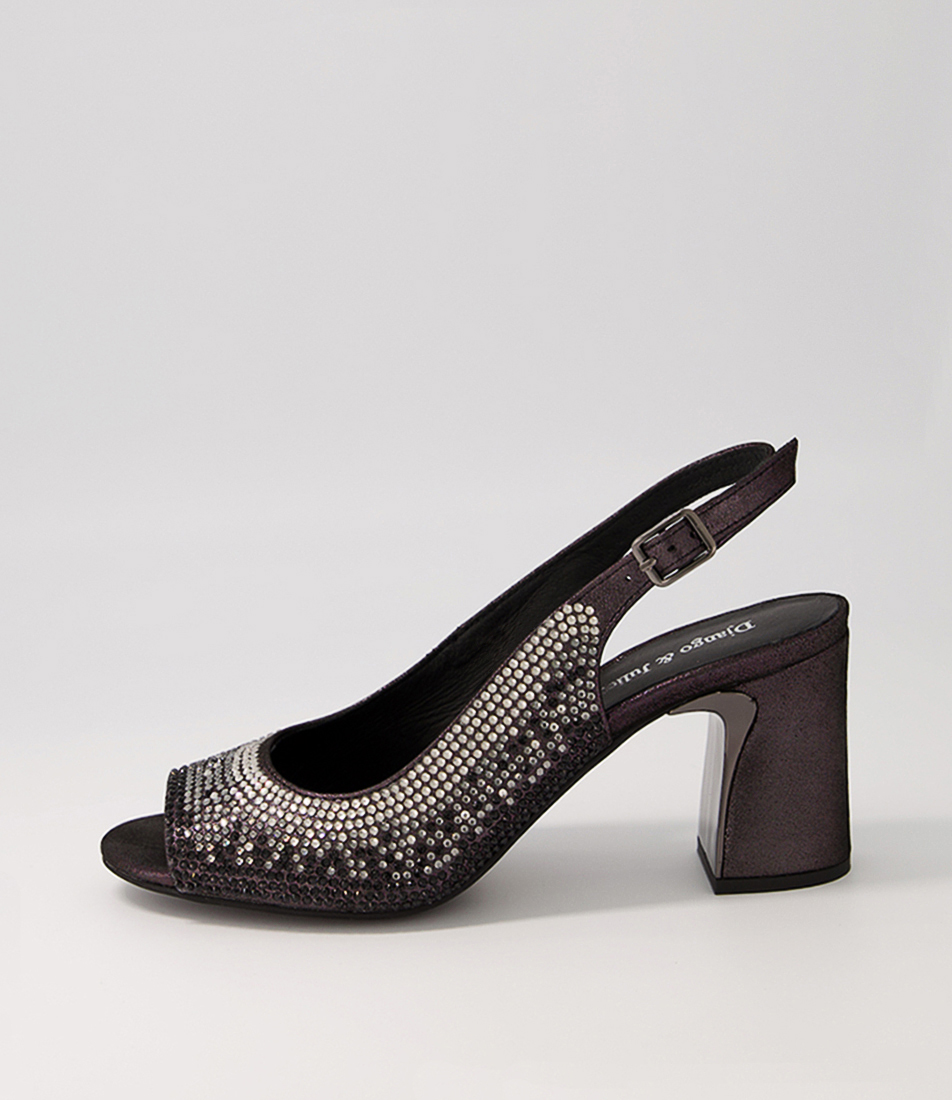 Kerry Caramel Leather Dress Heels by Django & Juliette Shop Online at Mathers