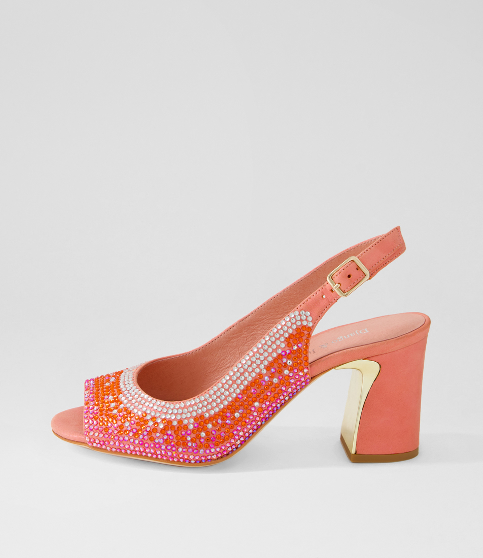 Kerry Caramel Leather Dress Heels by Django & Juliette Shop Online at Mathers