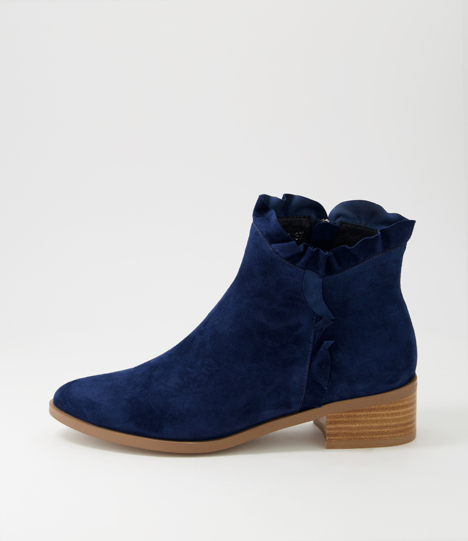 Alderte Choc Suede Ankle Boots - Django & Juliette