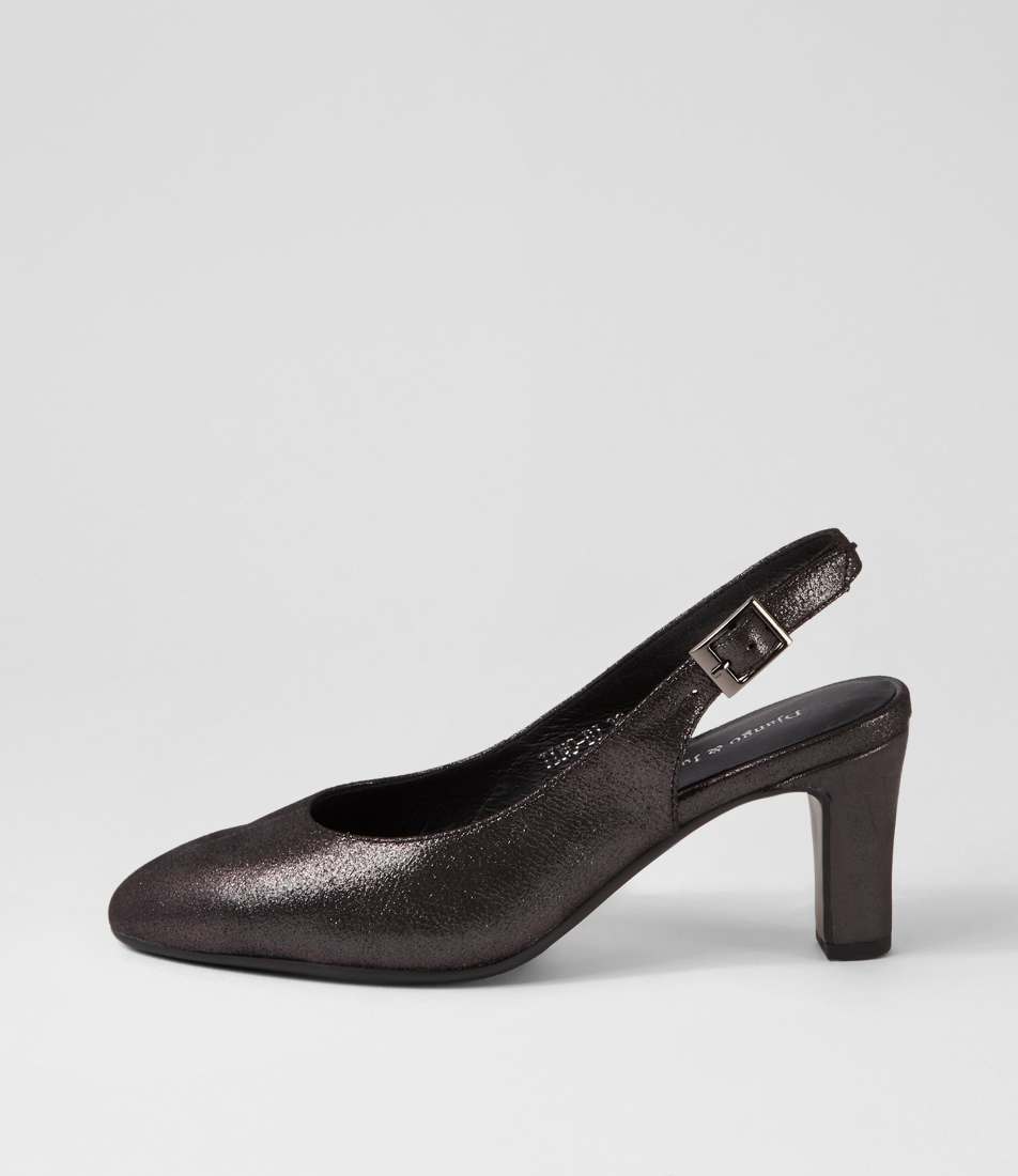 Tino Nude Shimmer Leather Heels By Django Juliette Shop Online At