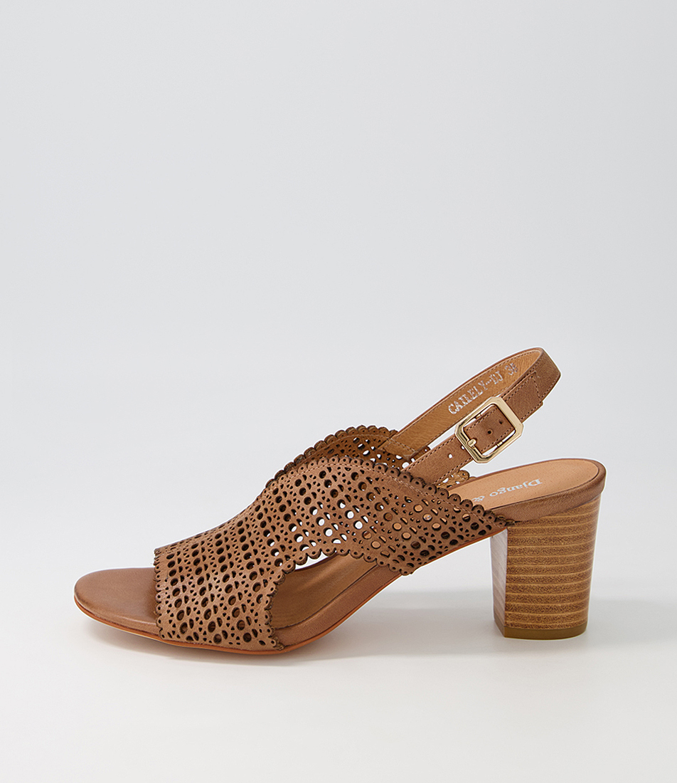 Cailely Mushroom Leather Sandals by Django & Juliette Shop Online at