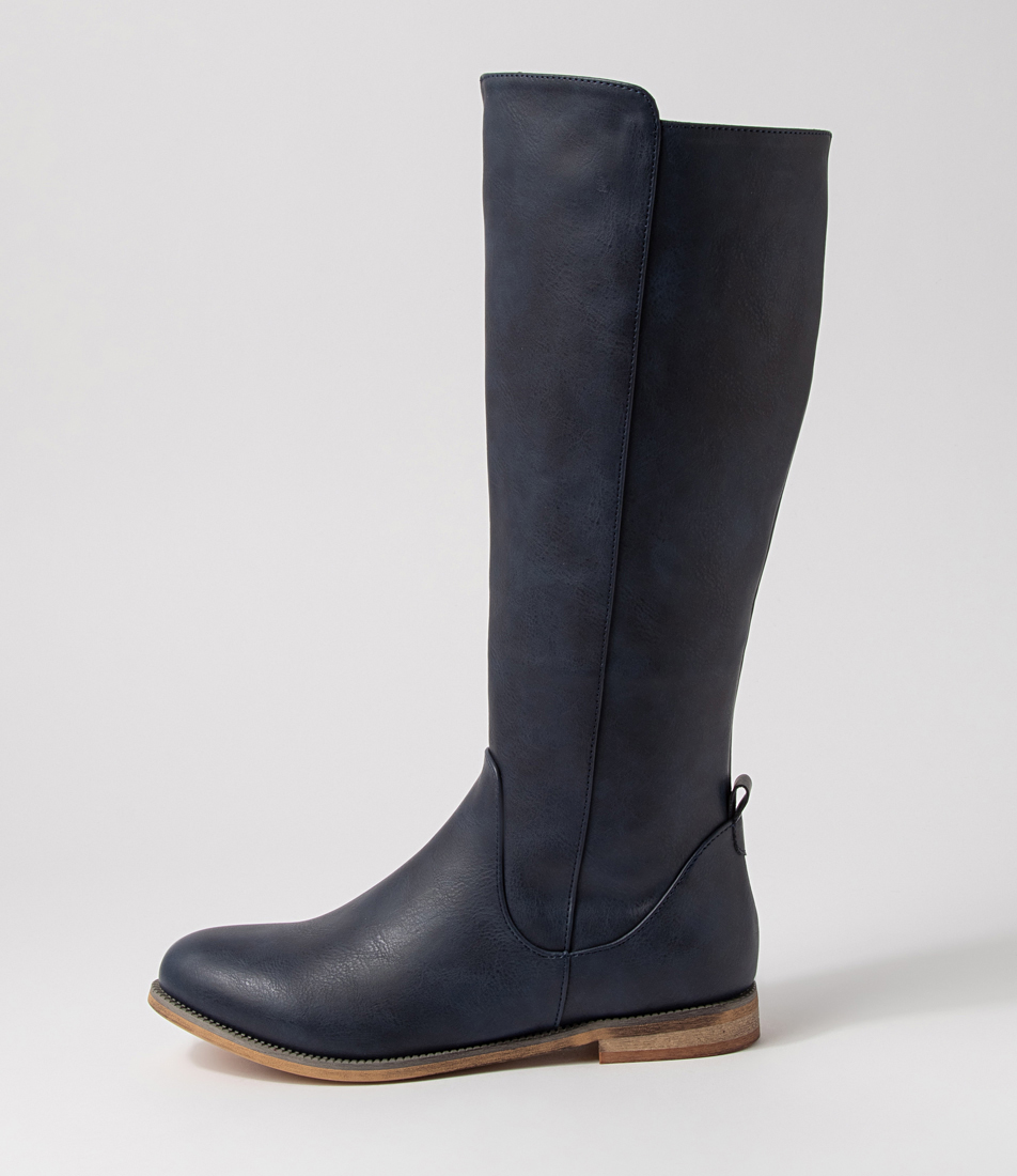 Faraday Purple Knee High Boots by I Love Billy Shop Online at Williams