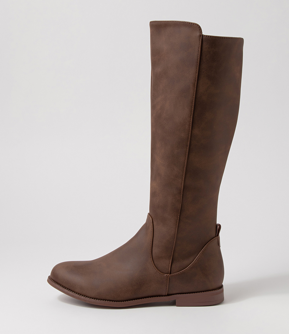 Faraday Purple Knee High Boots by I Love Billy Shop Online at Williams