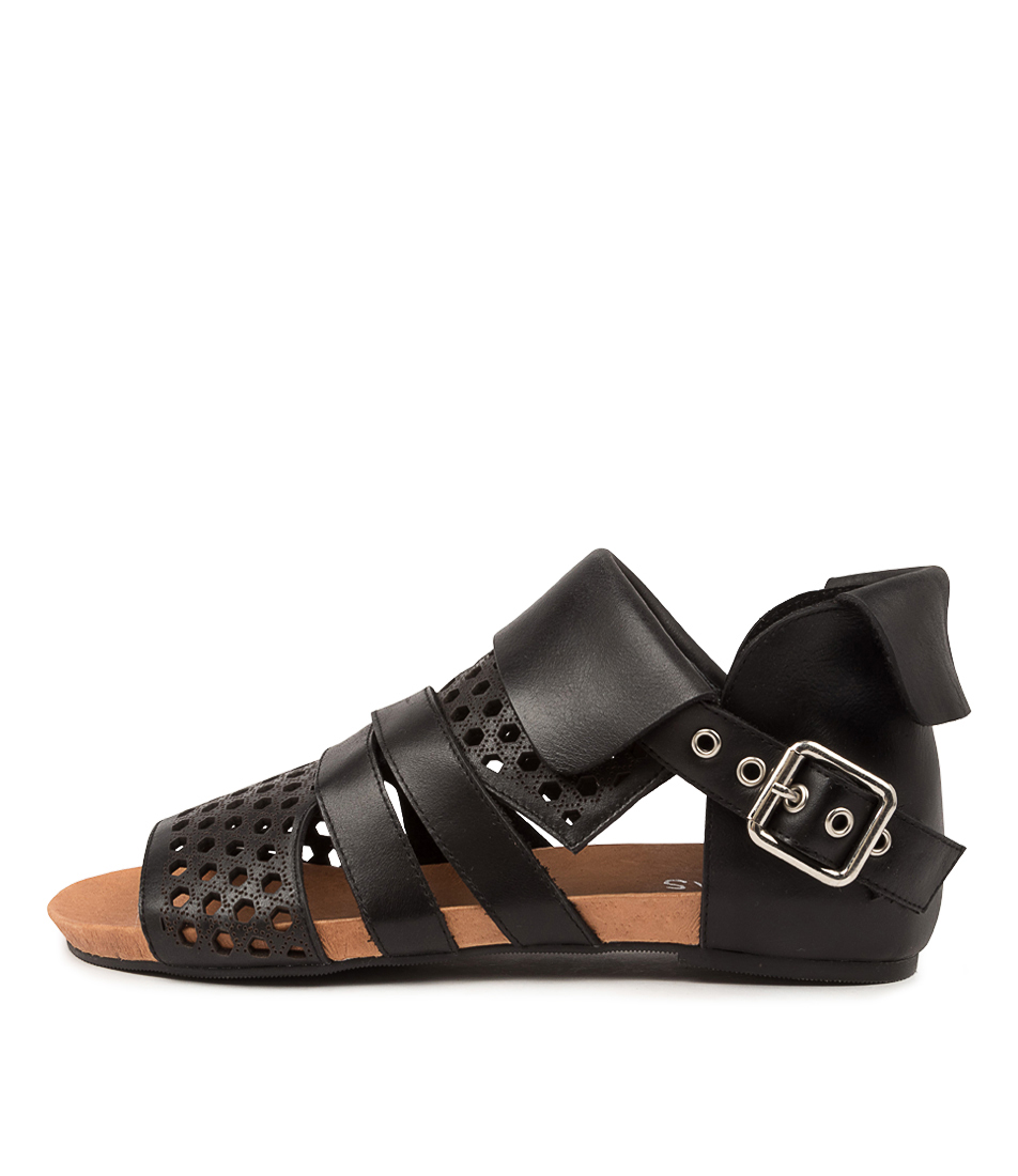 campus black sandals