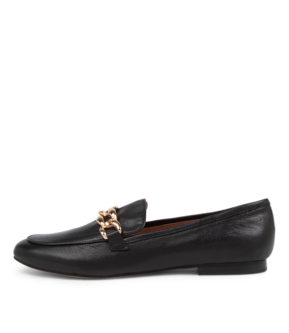 Gollish Black Patent Leather Loafers by Midas Shop Online at Midas