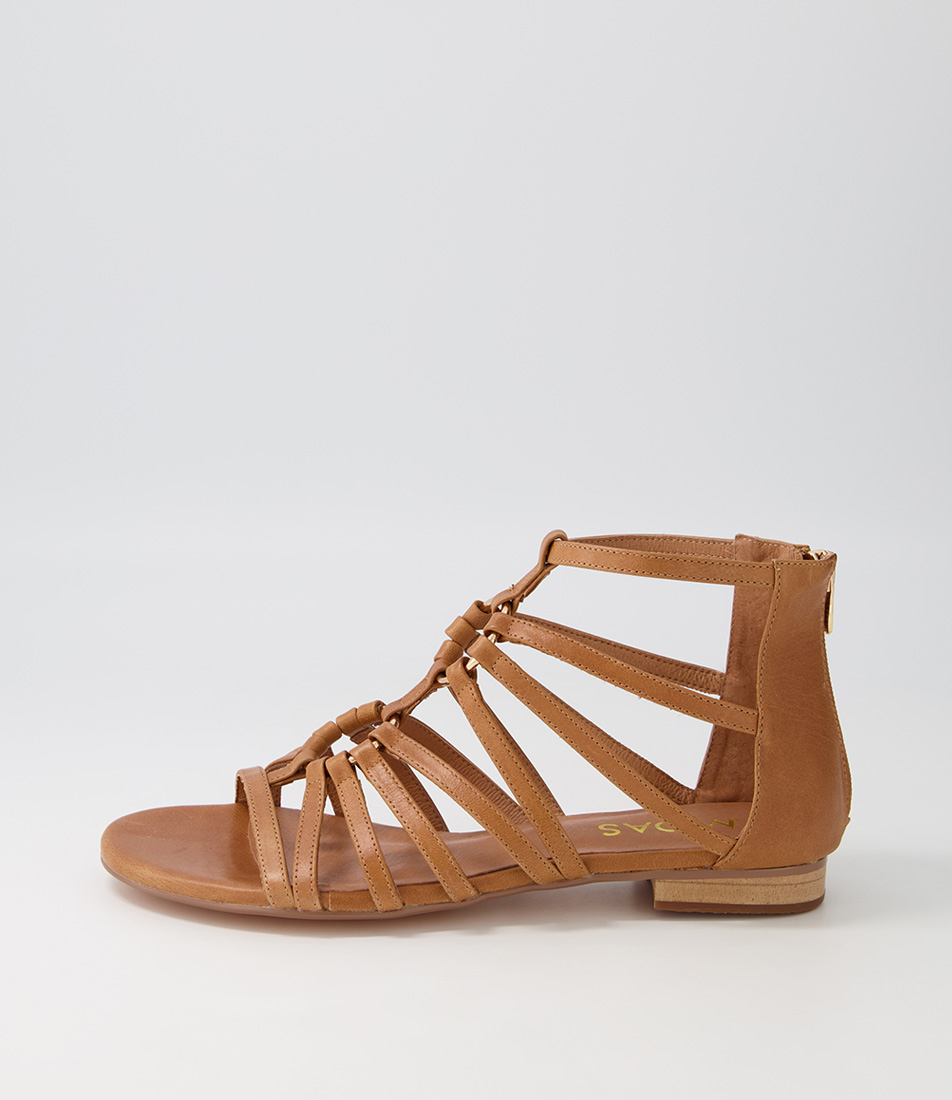 Paisly Nude Leather Sandals By Midas Shop Online At Midas