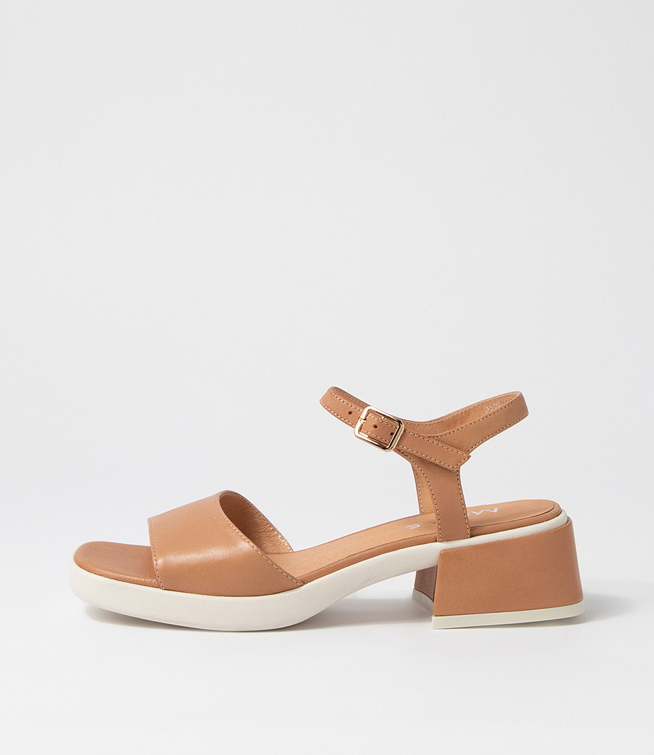 Passion Nude Leather Sandals By Midas Shop Online At Midas