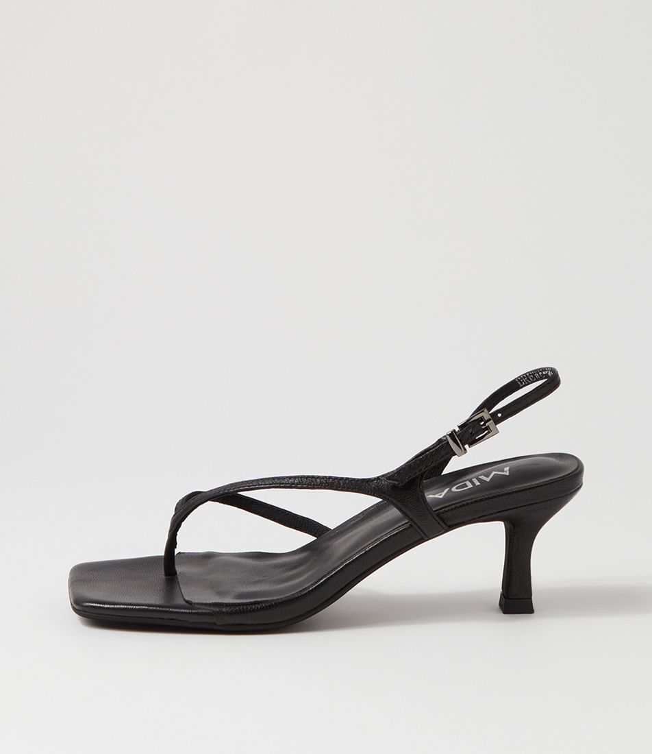 Drewe Pale Gold Leather Sandals by Midas Shop Online at Midas