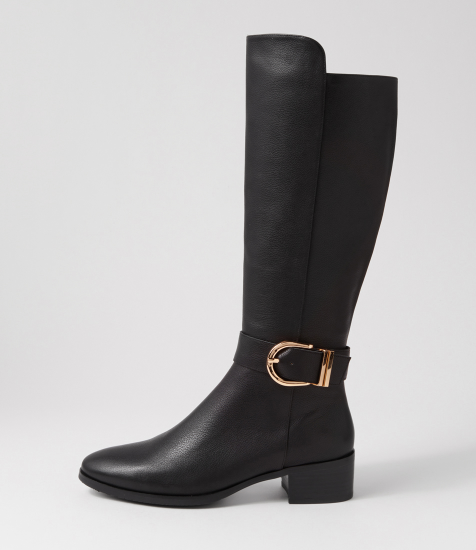 flat long boots