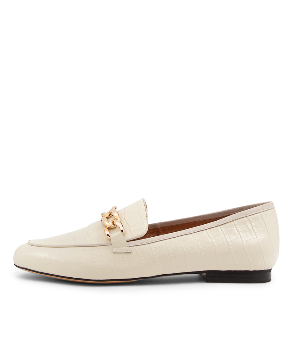 MOLLINI Alanta Leather Loafers (Cream-Cream Sole) main image 0