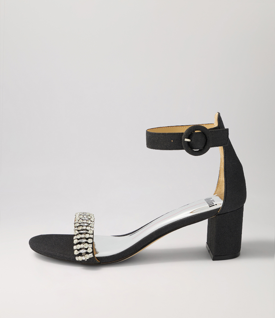 Glam Silver Glitter Sandals by Mollini Shop Online at Mollini