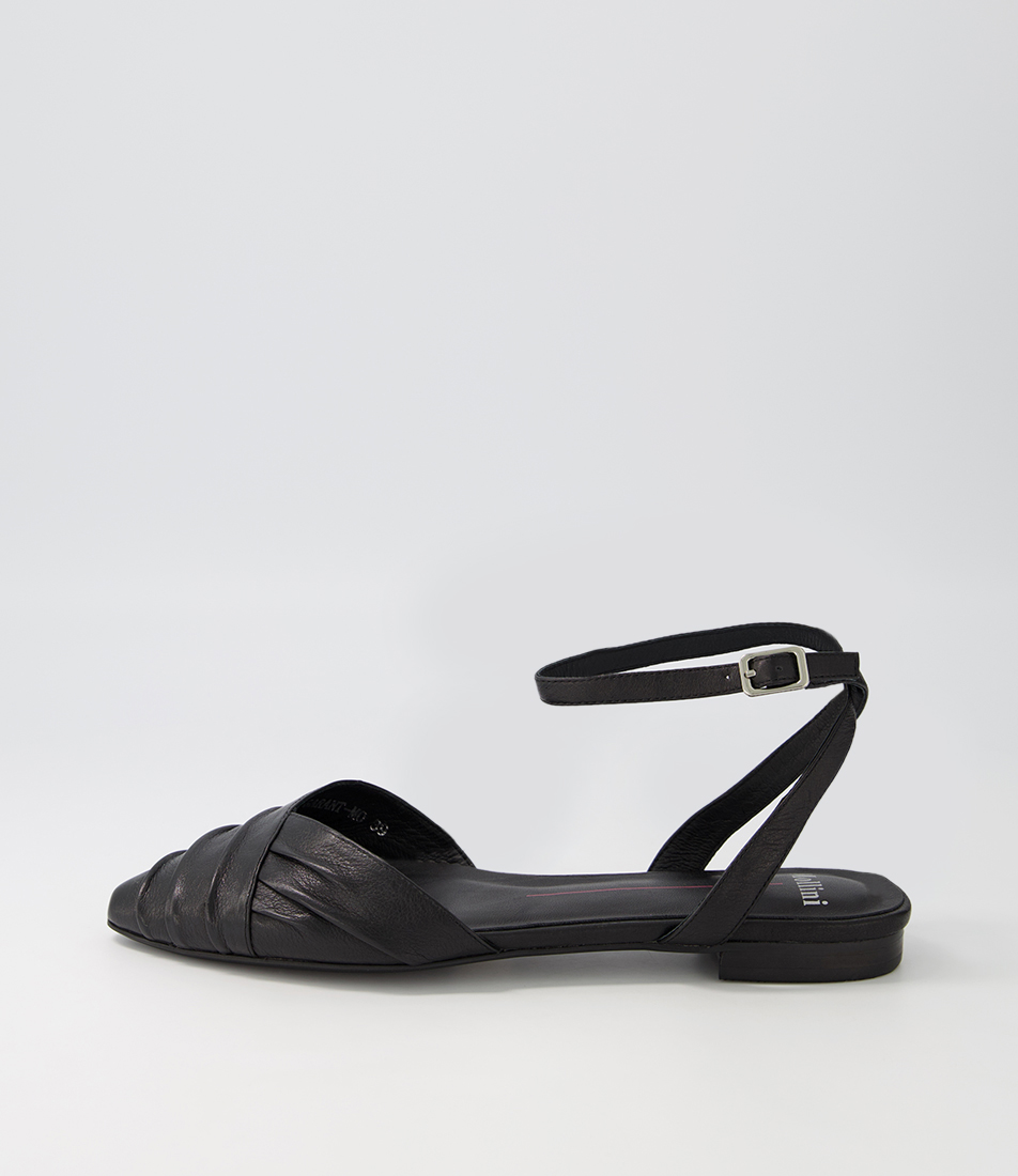 MOLLINI Quaint Patent Leather Flat Shoes (Coffee) main image 1