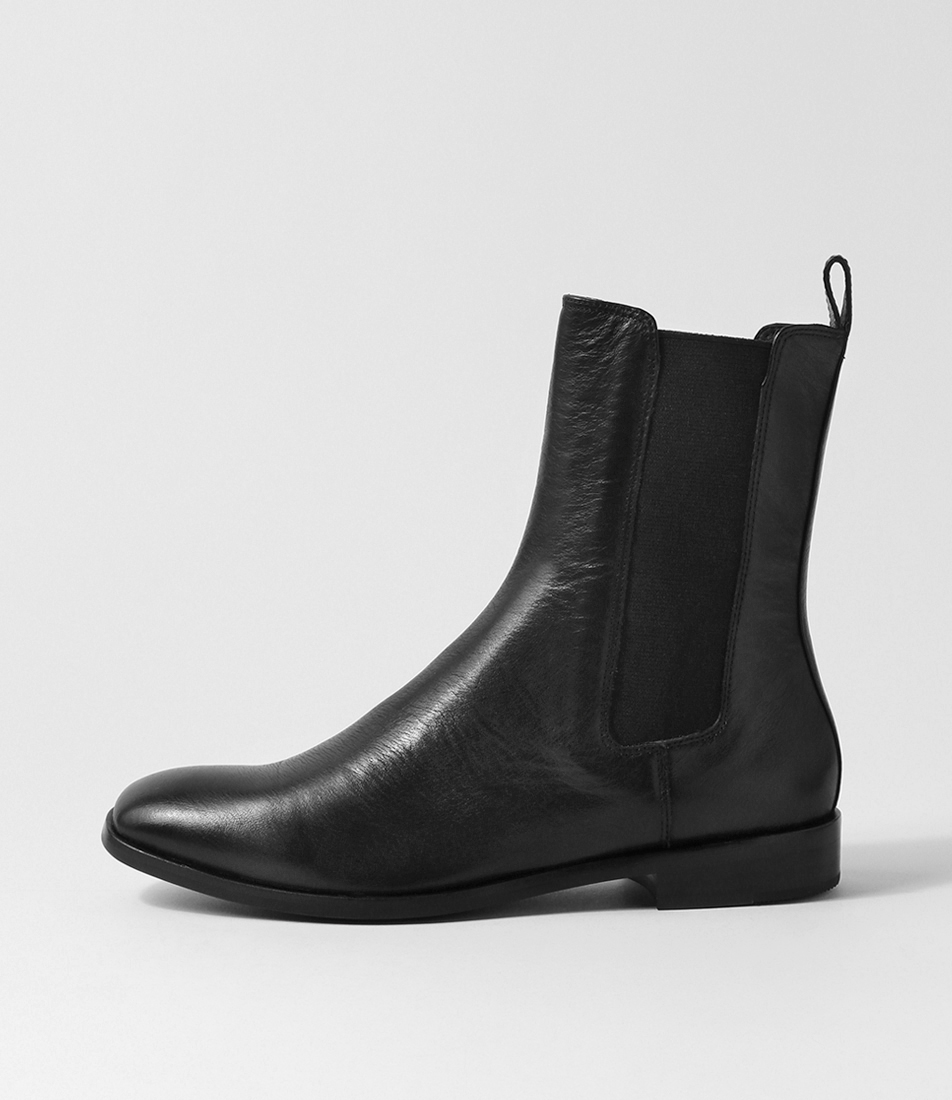 Wanderer Choc Leather Chelsea Boots by Mollini Shop Online at Mollini