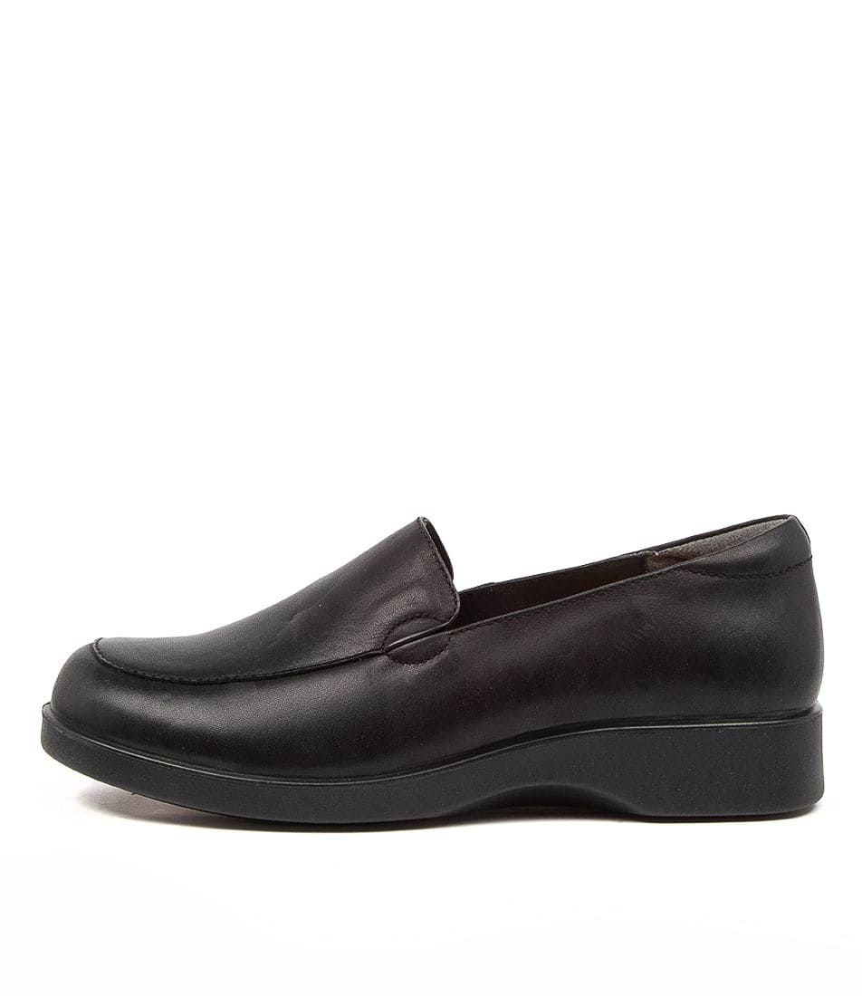 Nature2 Black Patent Leather Loafers by Supersoft Shop Online at