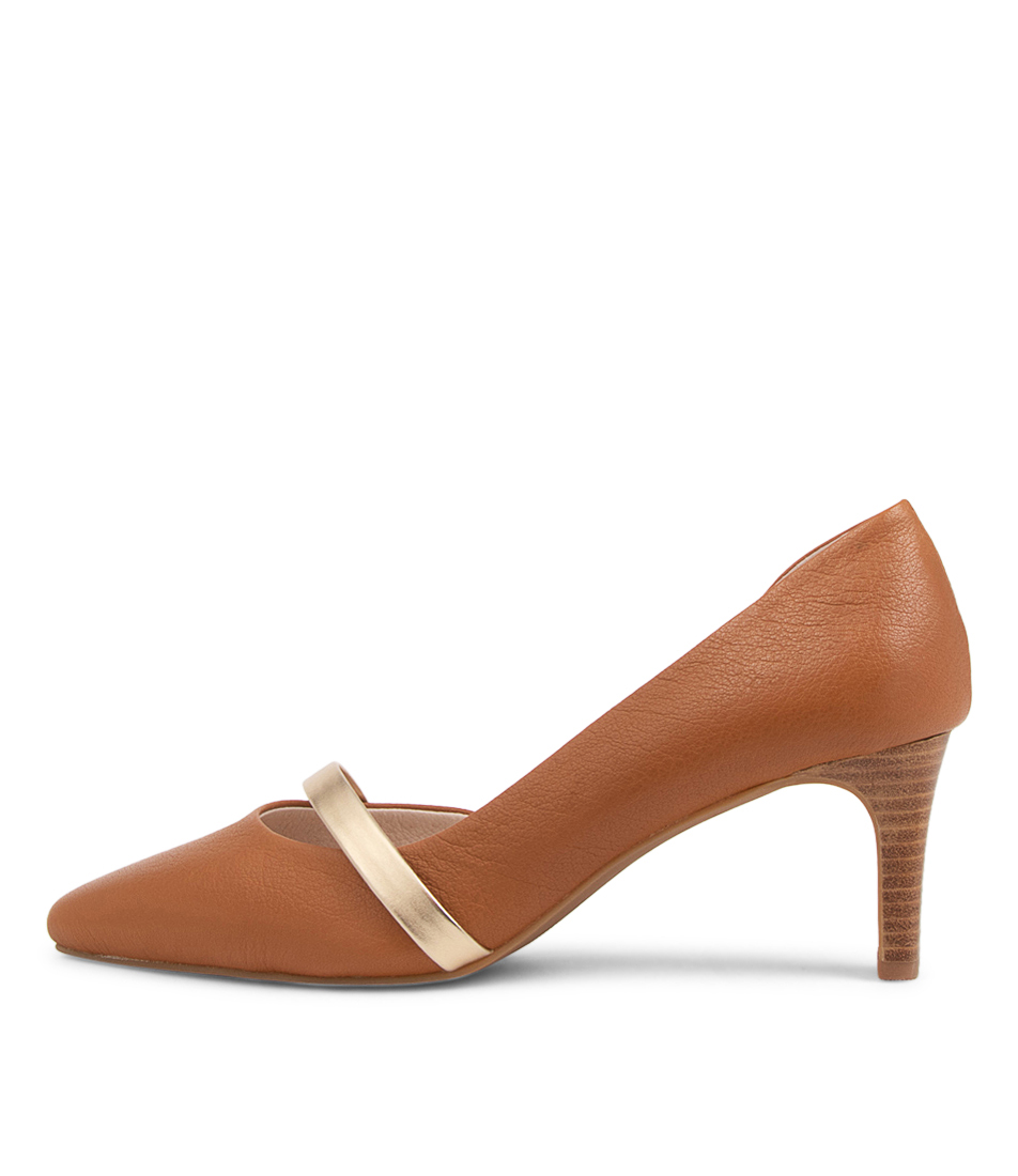 Narda Nude Rose Gold Leather Heels By Supersoft Shop Online At Williams