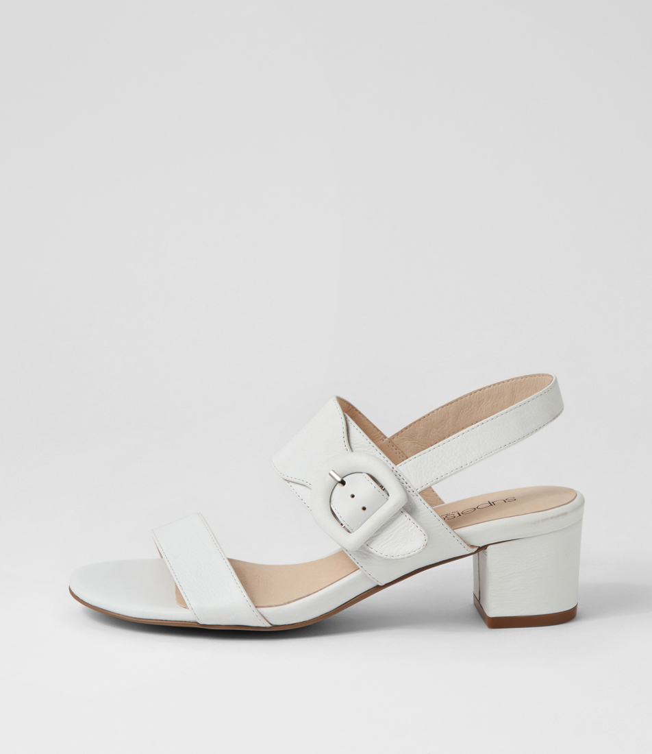 Cassin Dark Nude Leather Sandals By Supersoft Shop Online At Mathers