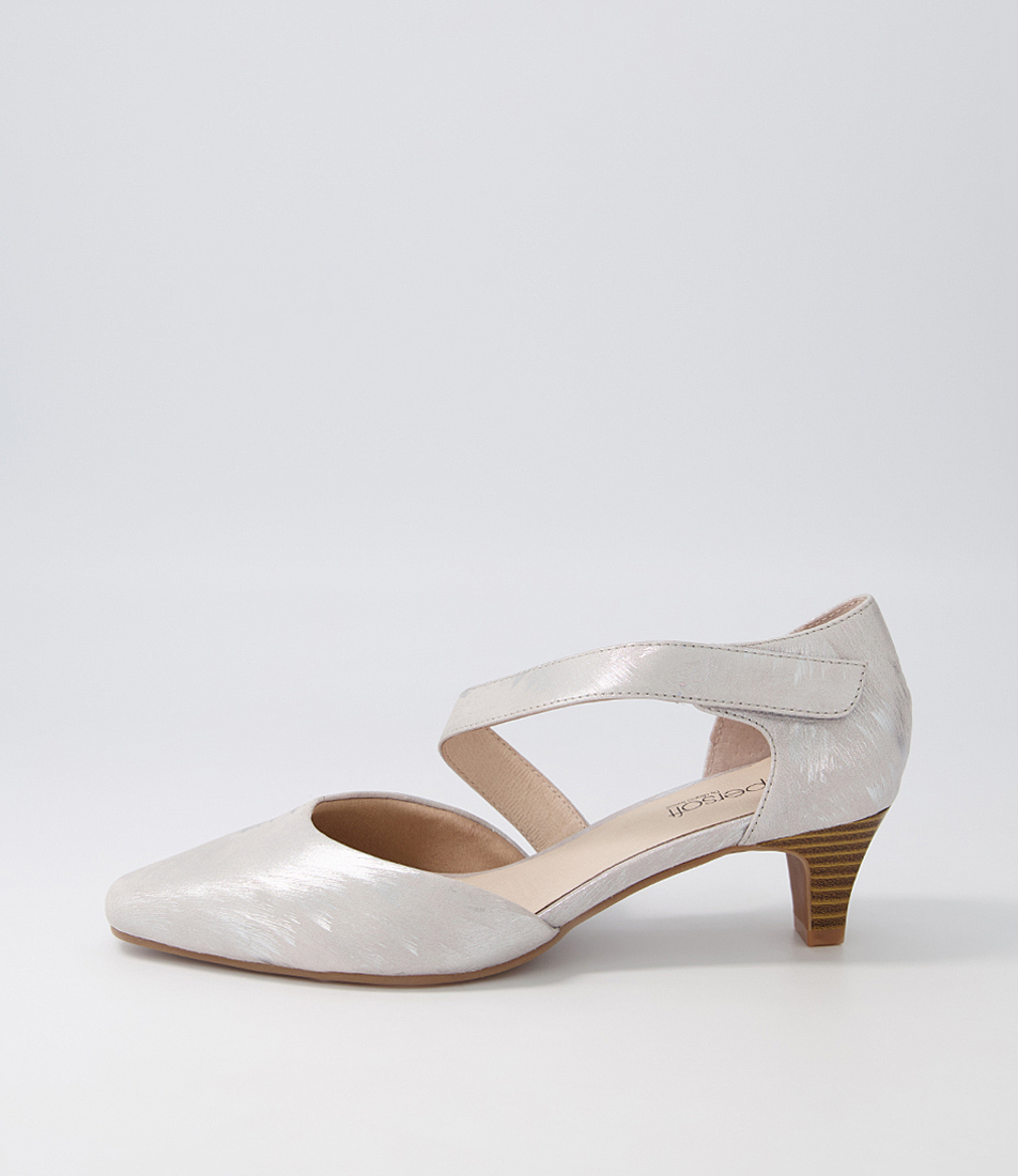 Laurie Nude Leather Heels By Supersoft Shop Online At Williams