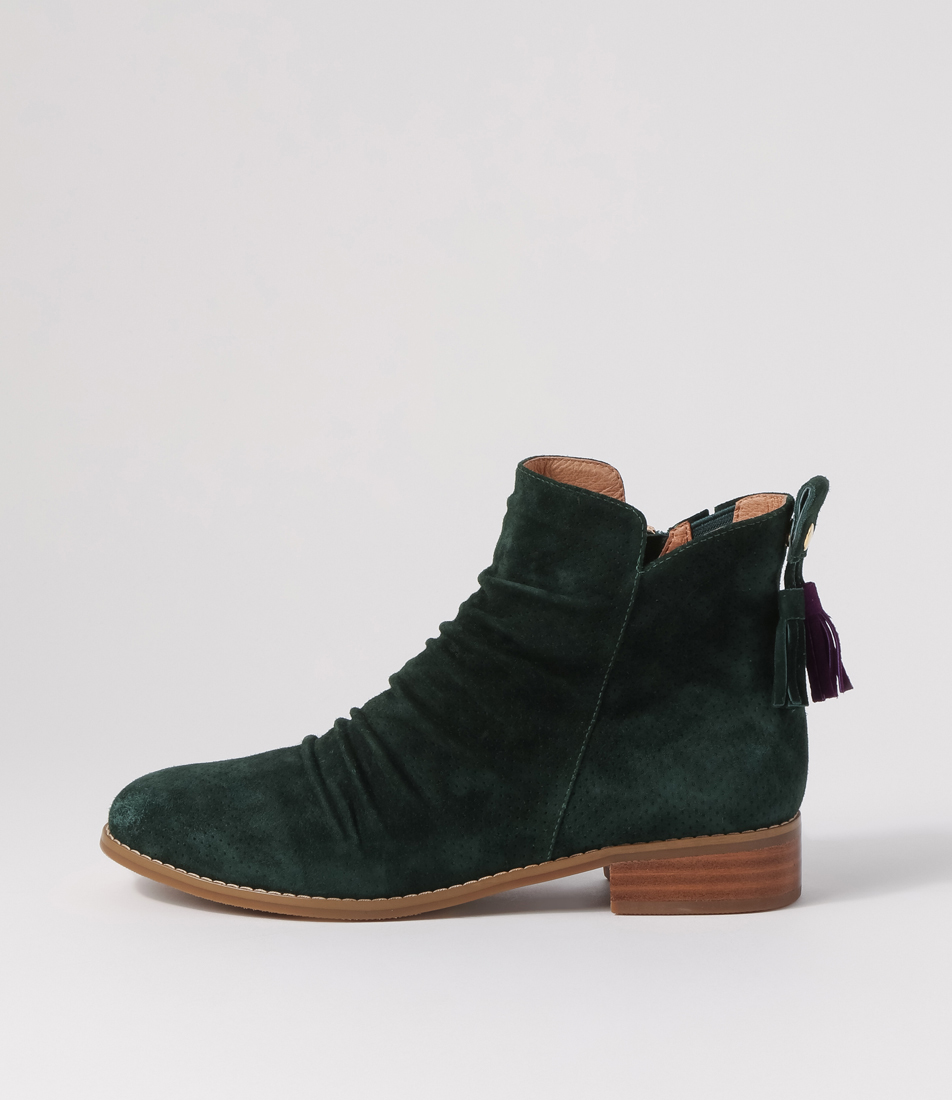 Boo Black Leather Ankle Boots by Supersoft Shop Online at