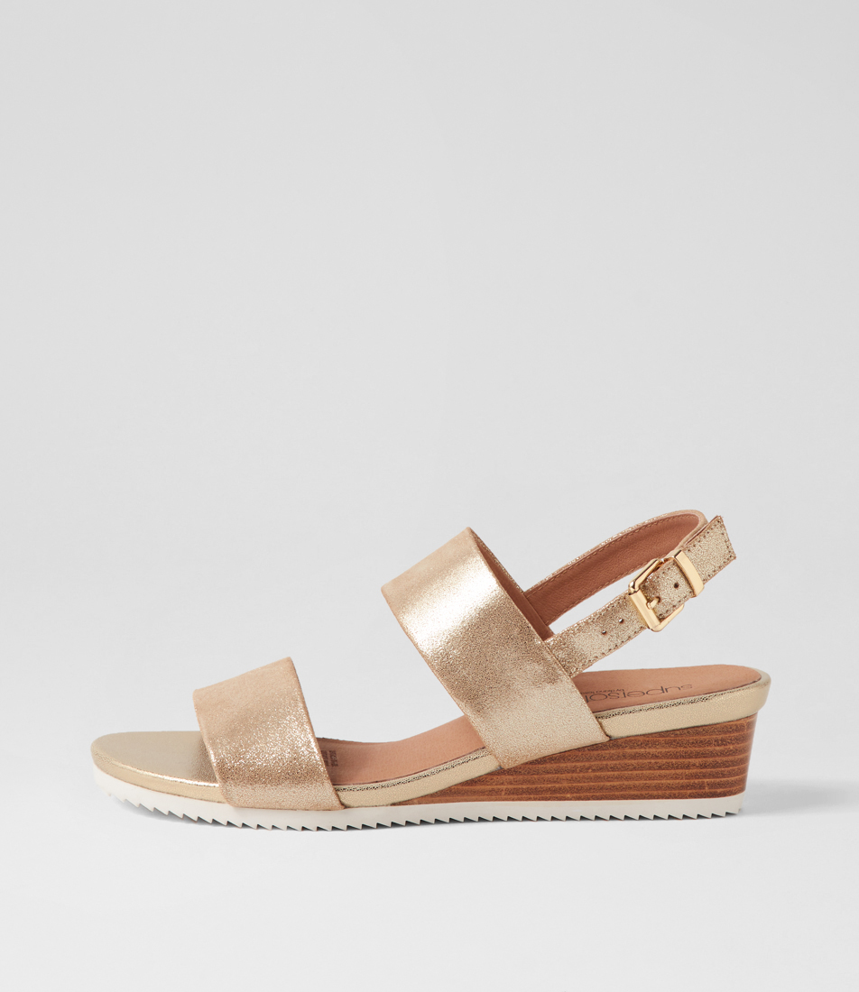 Hassels Dark Nude Leather Sandals By Supersoft Shop Online At Mathers