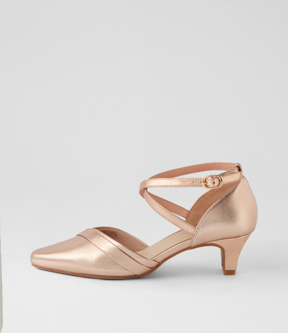 Green Buckle Patent Leather Heels