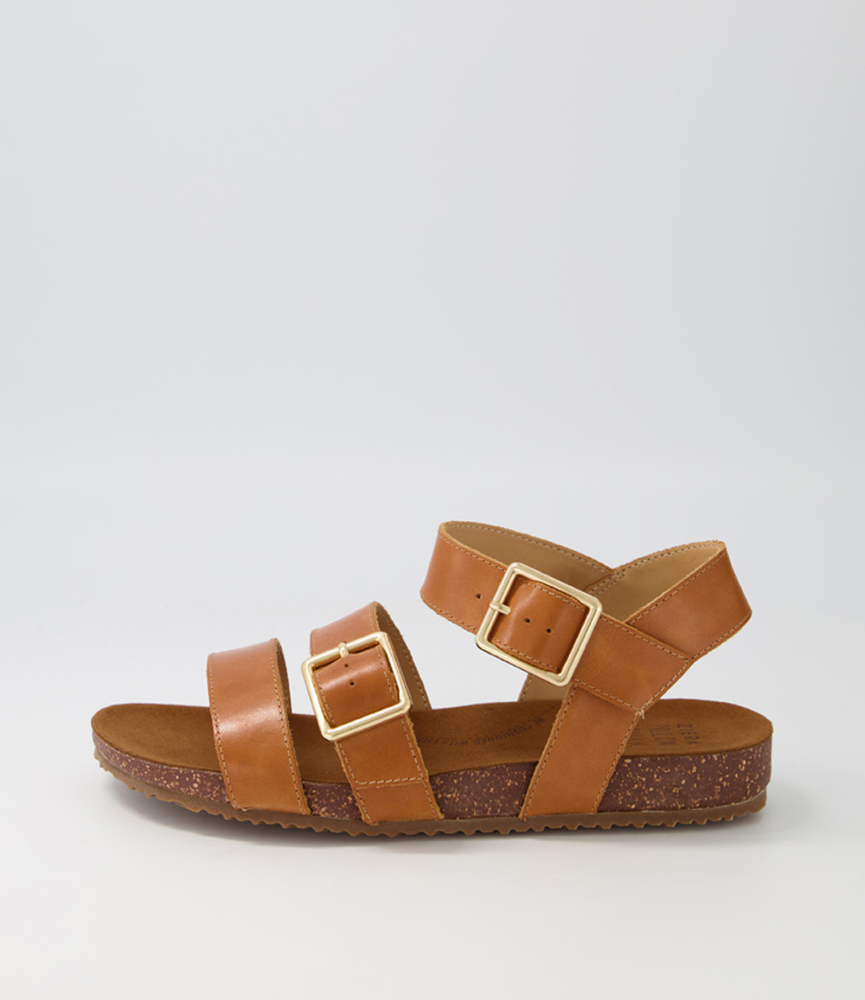 Melea Xw Black Leather Sandals by Ziera | Shop Online at Mathers