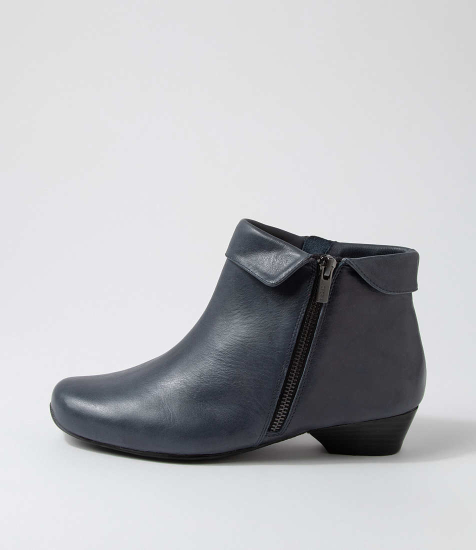 Cathal Xw Black Leather Ankle Boots by Ziera Shop Online at Mountfords