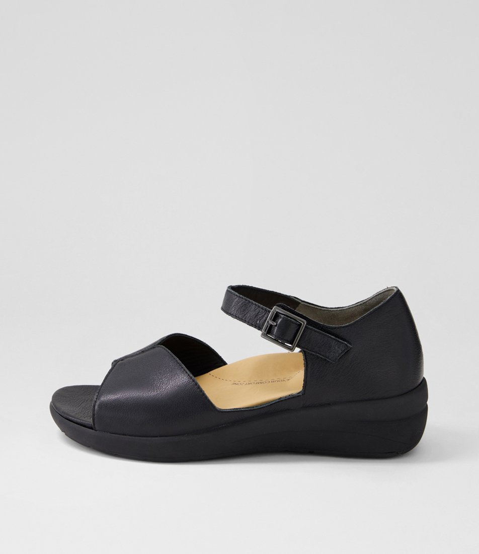 Nemons Xw Seashell Leather Sandals by Ziera Shop Online at Mountfords